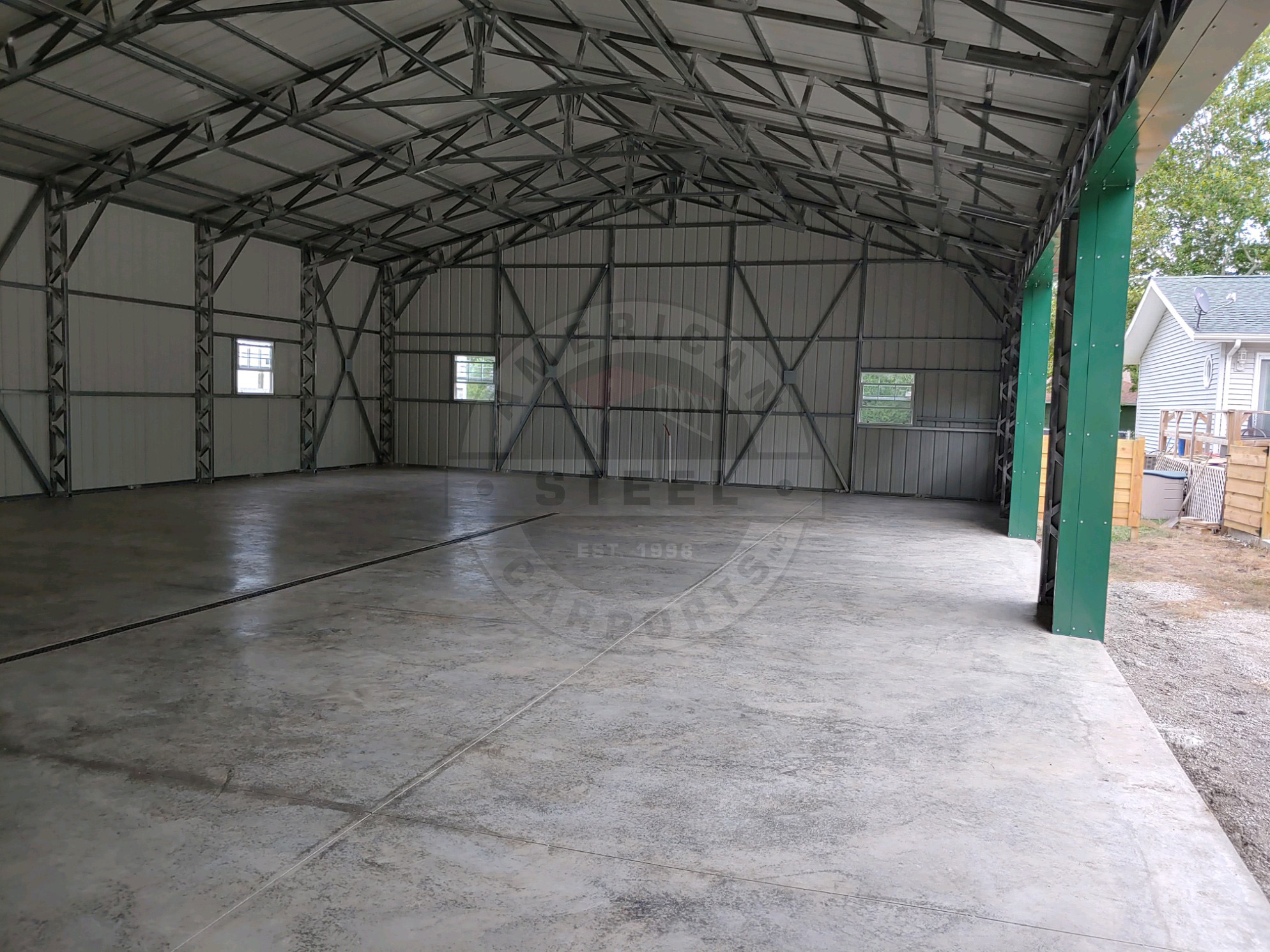 Magnolia TX Metal Garage