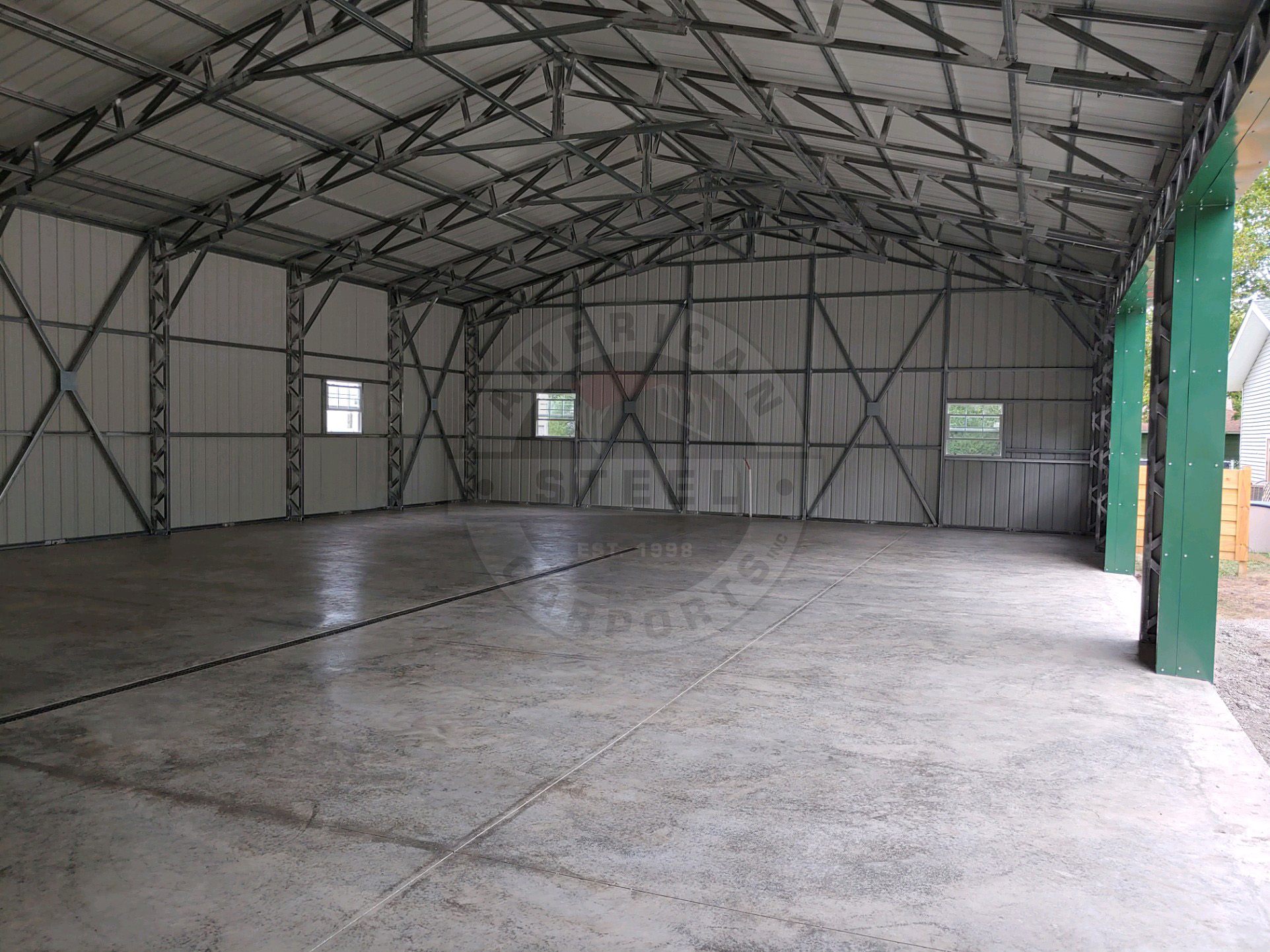 Magnolia TX Metal Garage