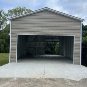 Round Rock TX Metal Garage