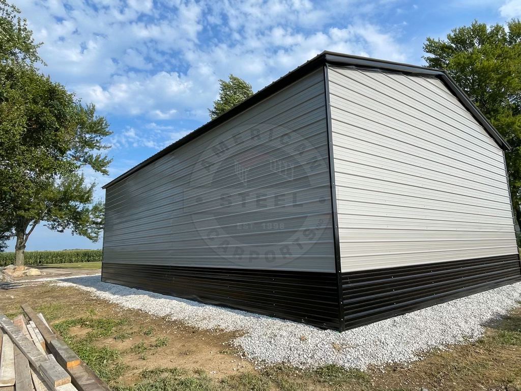Metal-Steel-Garage-Hungerford-Texas