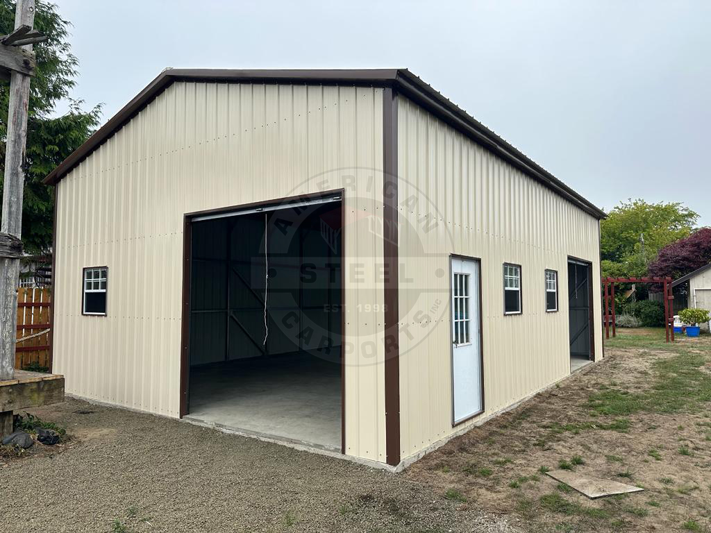 Lubbock TX Metal Garage
