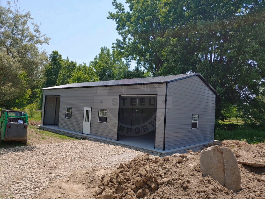 Metal-Steel-Garage-Freeport-Texas