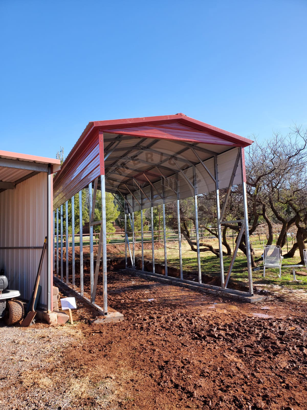 Bethany OK RV Metal Carport - Image 4