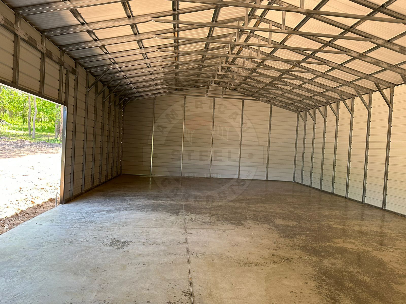 Dimmitt TX Metal Garage - Image 7