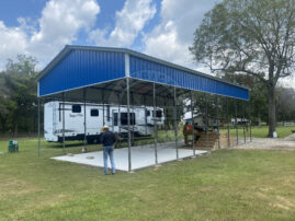 Bixby OK RV Carport