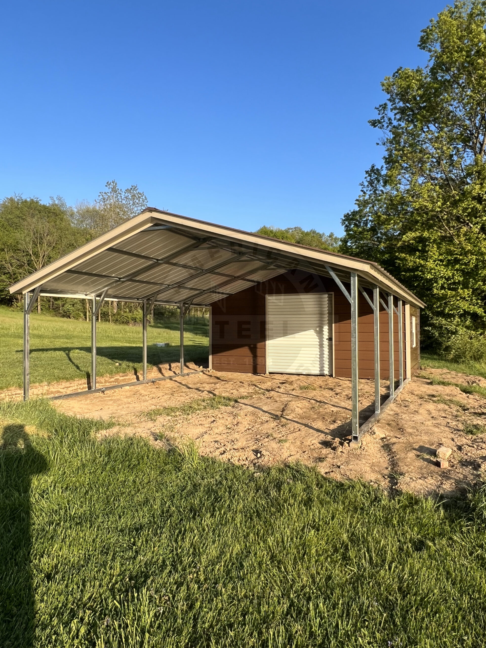 Clifton TX Metal Garage