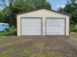 Euless TX Metal Garage