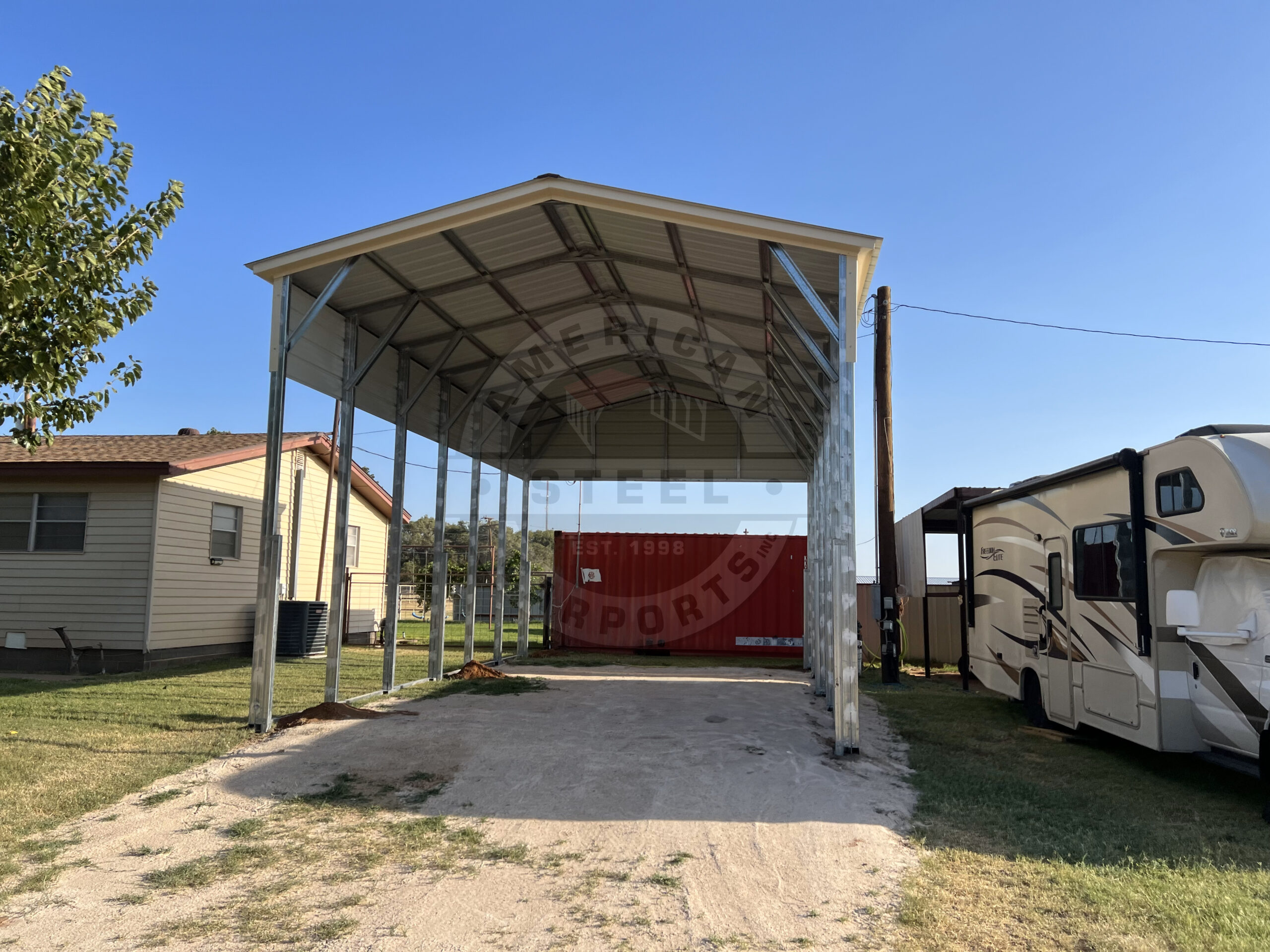 Metal-Steel-RV-Carport-RV-Cover-Middlesboro-KY-Kentucky
