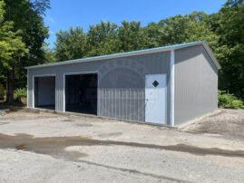 Metal-Steel-Garage-La Grange-Texas