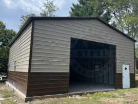 Metal-Steel-Garage-Roanoke-Texas