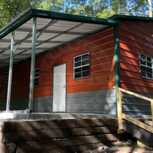 Metal-Steel-Garage-Custom-Conroe-Texas