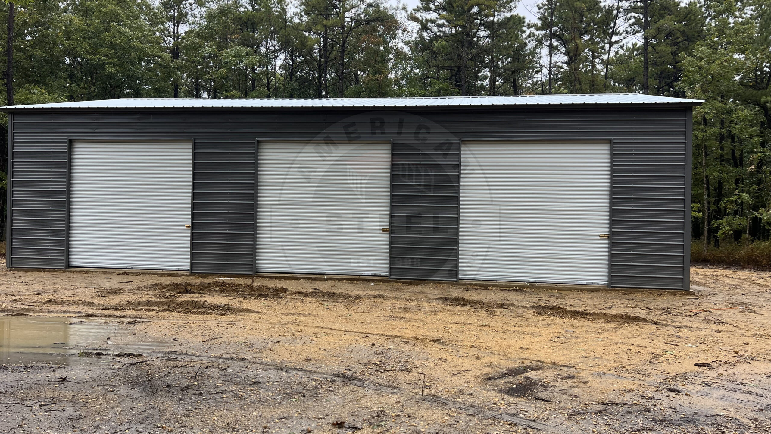 Metal-Steel-Garage-College Station-Texas