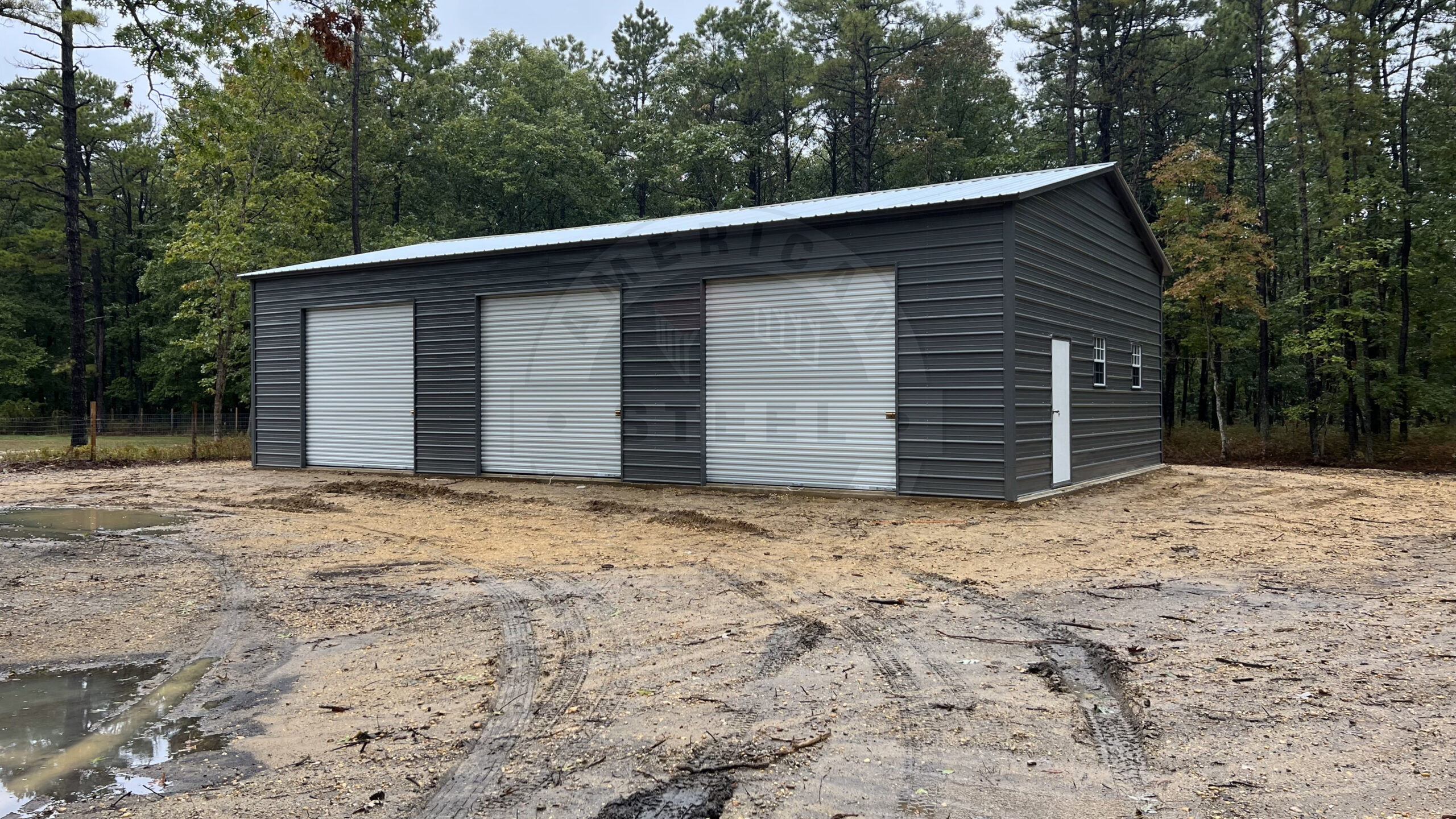 Metal-Steel-Garage-College Station-Texas