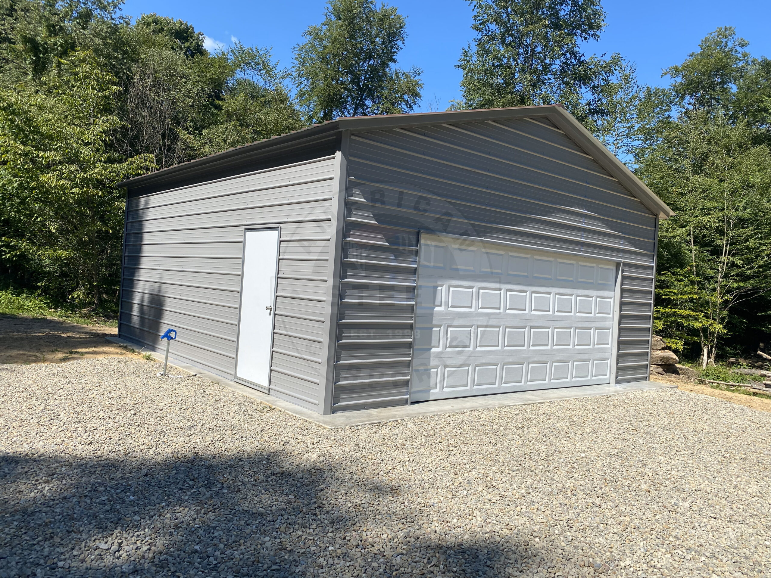 Metal-Steel-Garage-Brenham-Texas