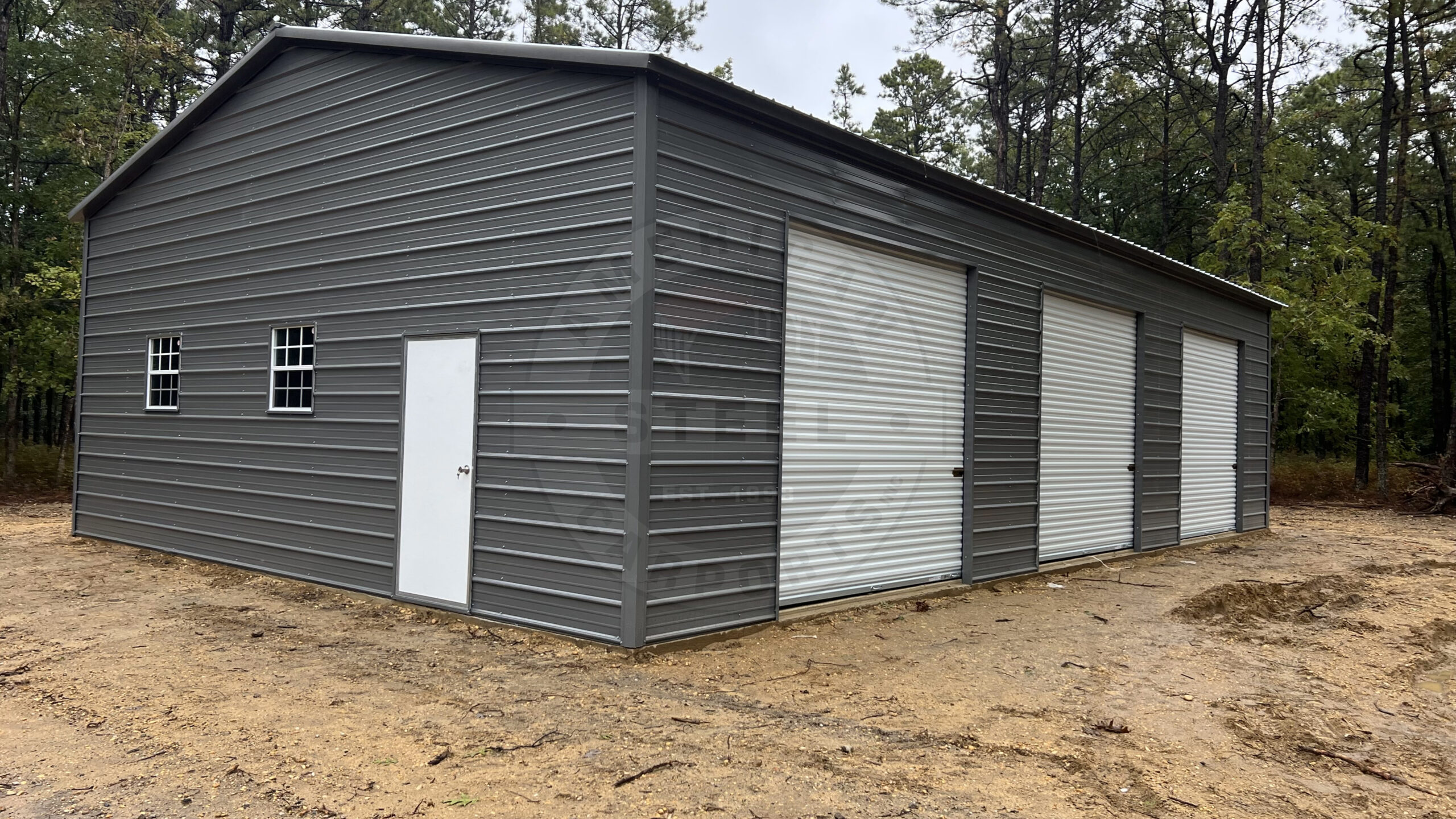 Metal-Steel-Garage-College Station-Texas