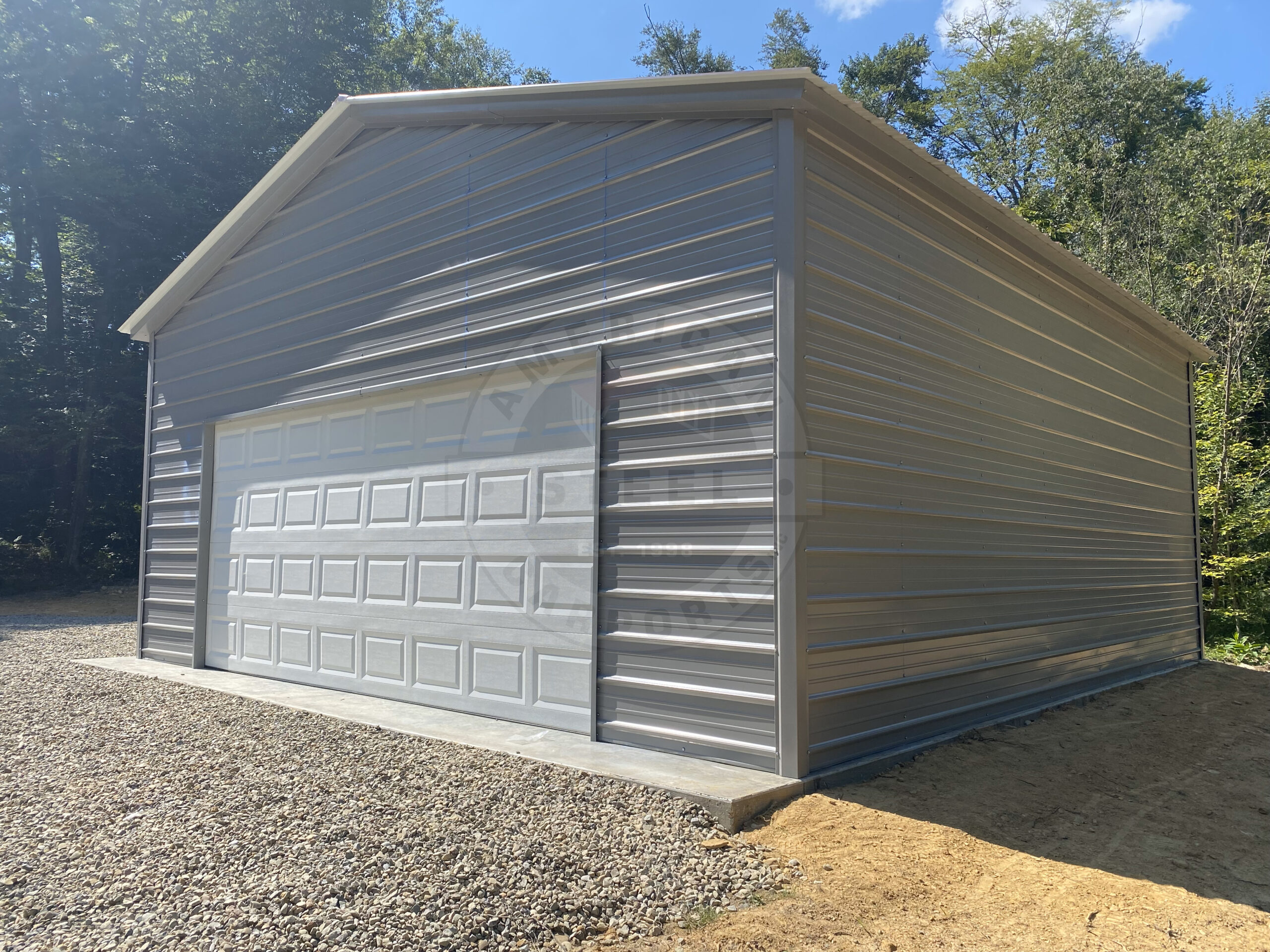 Metal-Steel-Garage-Brenham-Texas