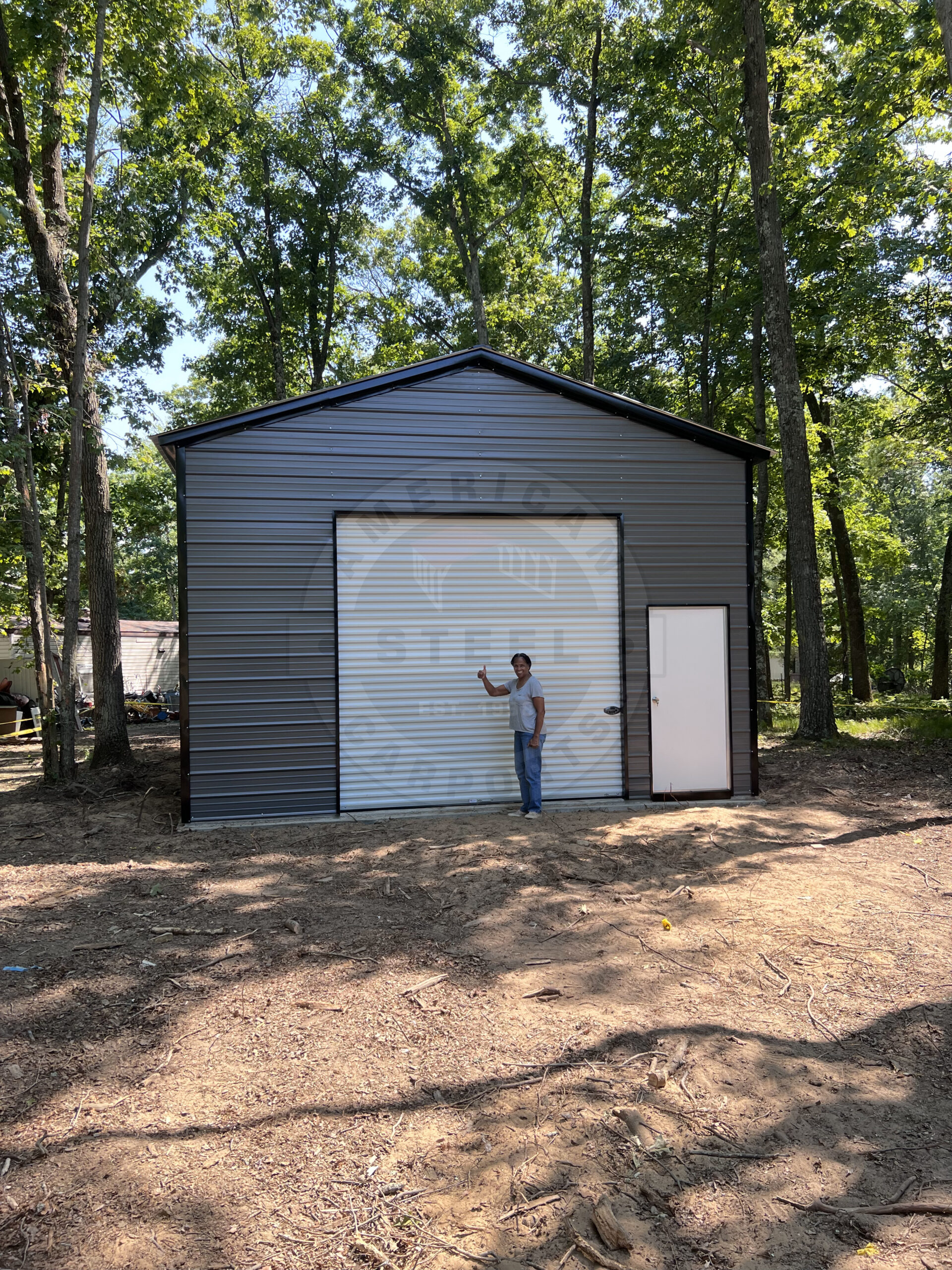Metal-Steel-Garage-Custom-Westlake-Texas