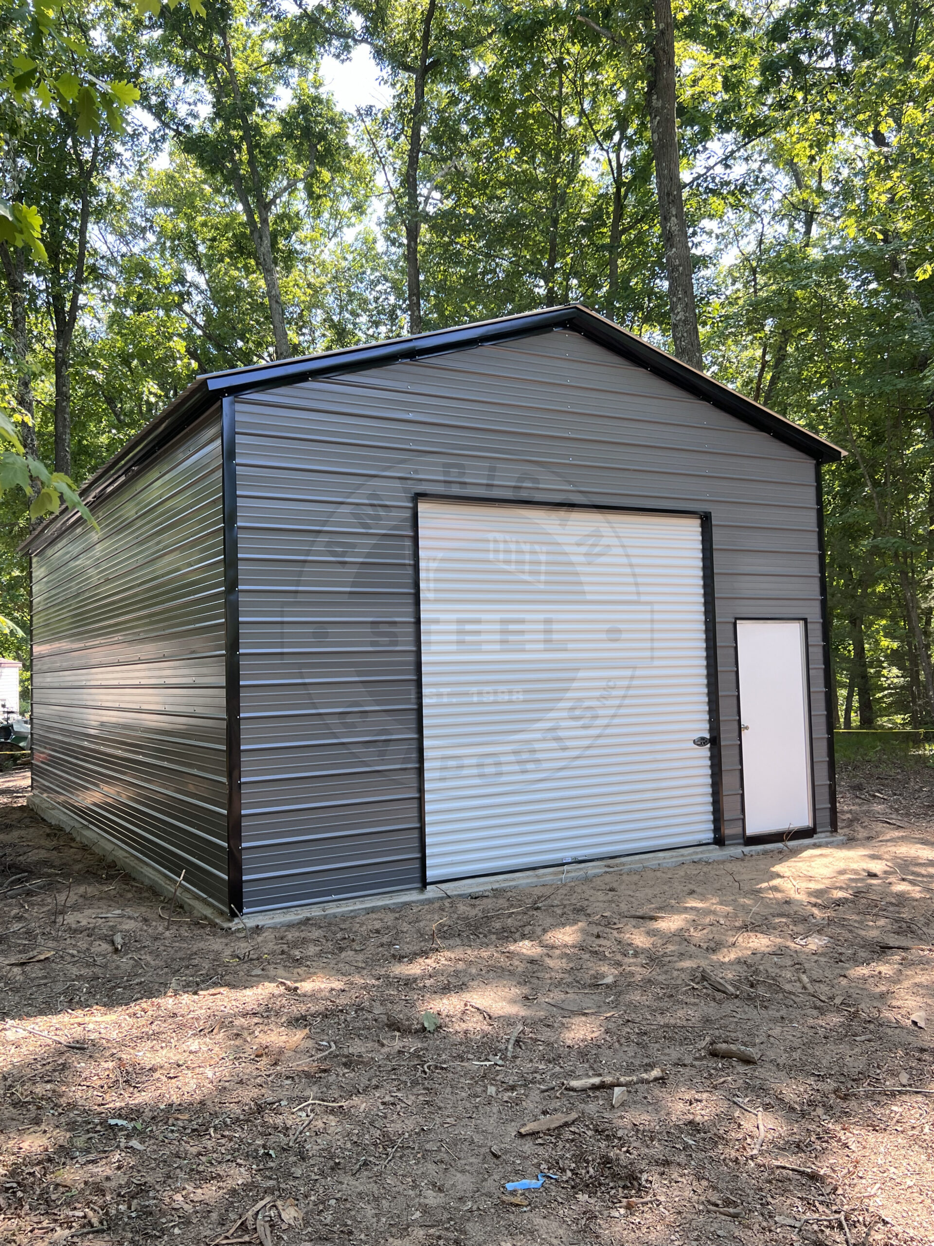 Metal-Steel-Garage-Custom-Westlake-Texas