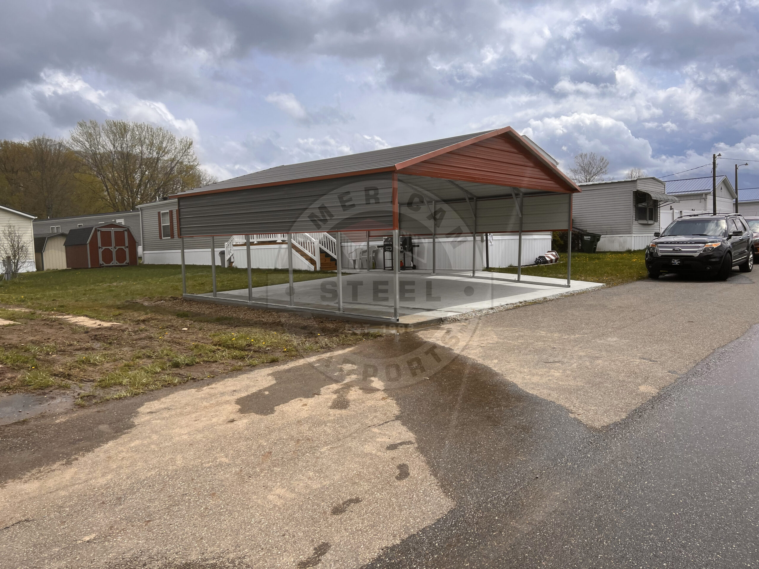 Jeffersontown KY Metal Carport - Image 4