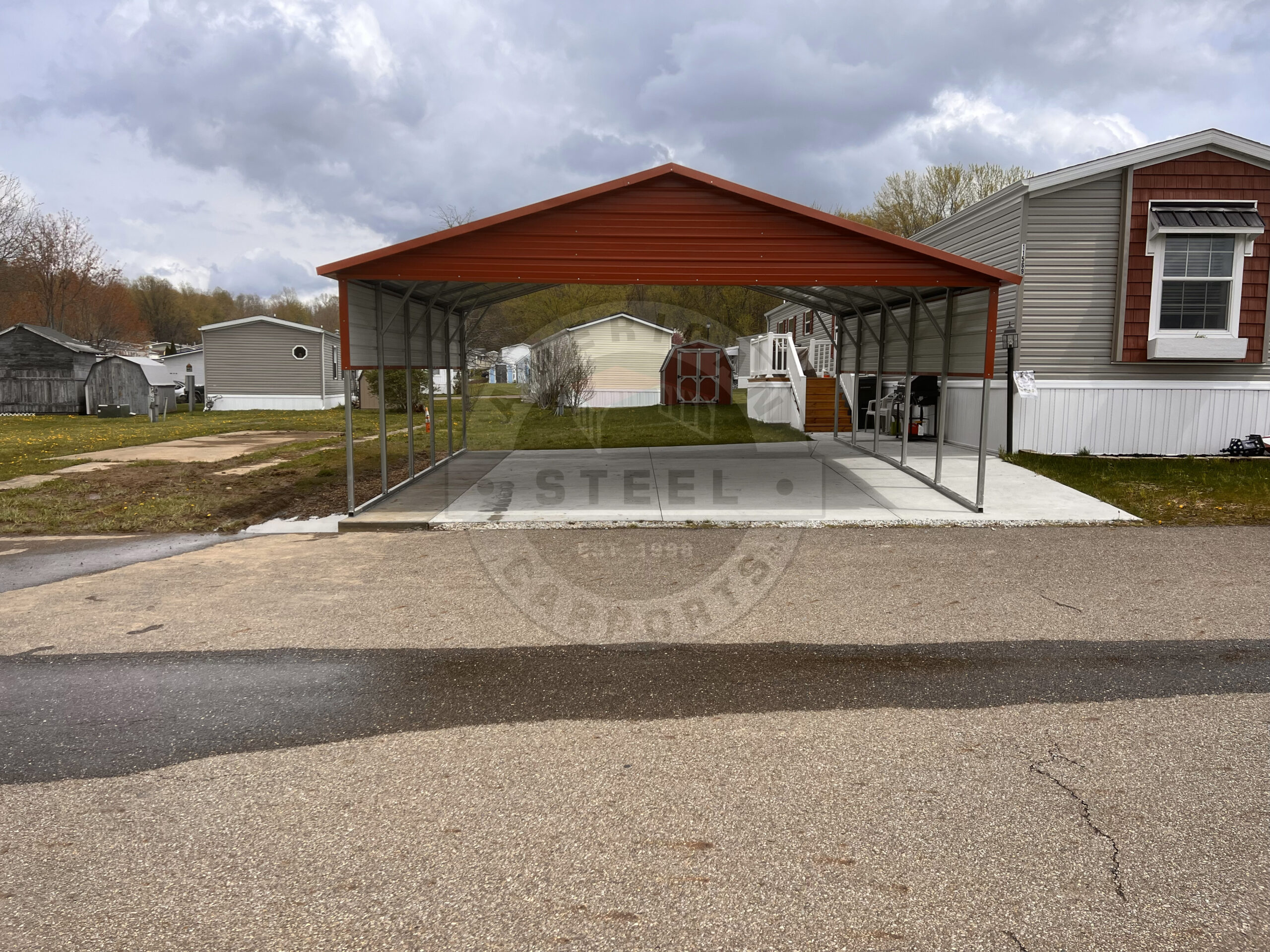 Jeffersontown KY Metal Carport