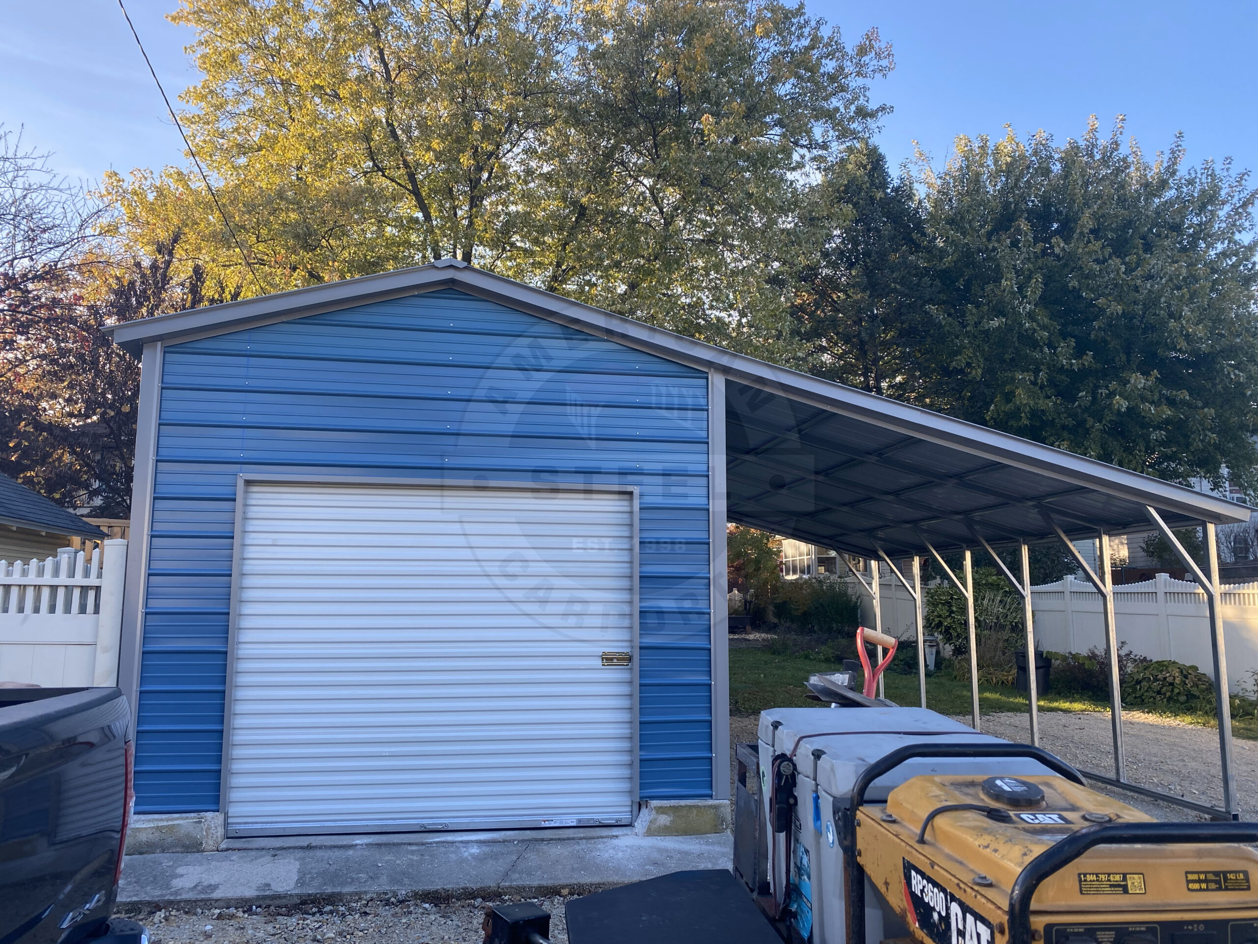 Metal-Steel-Garage-Custom-Westland-Texas