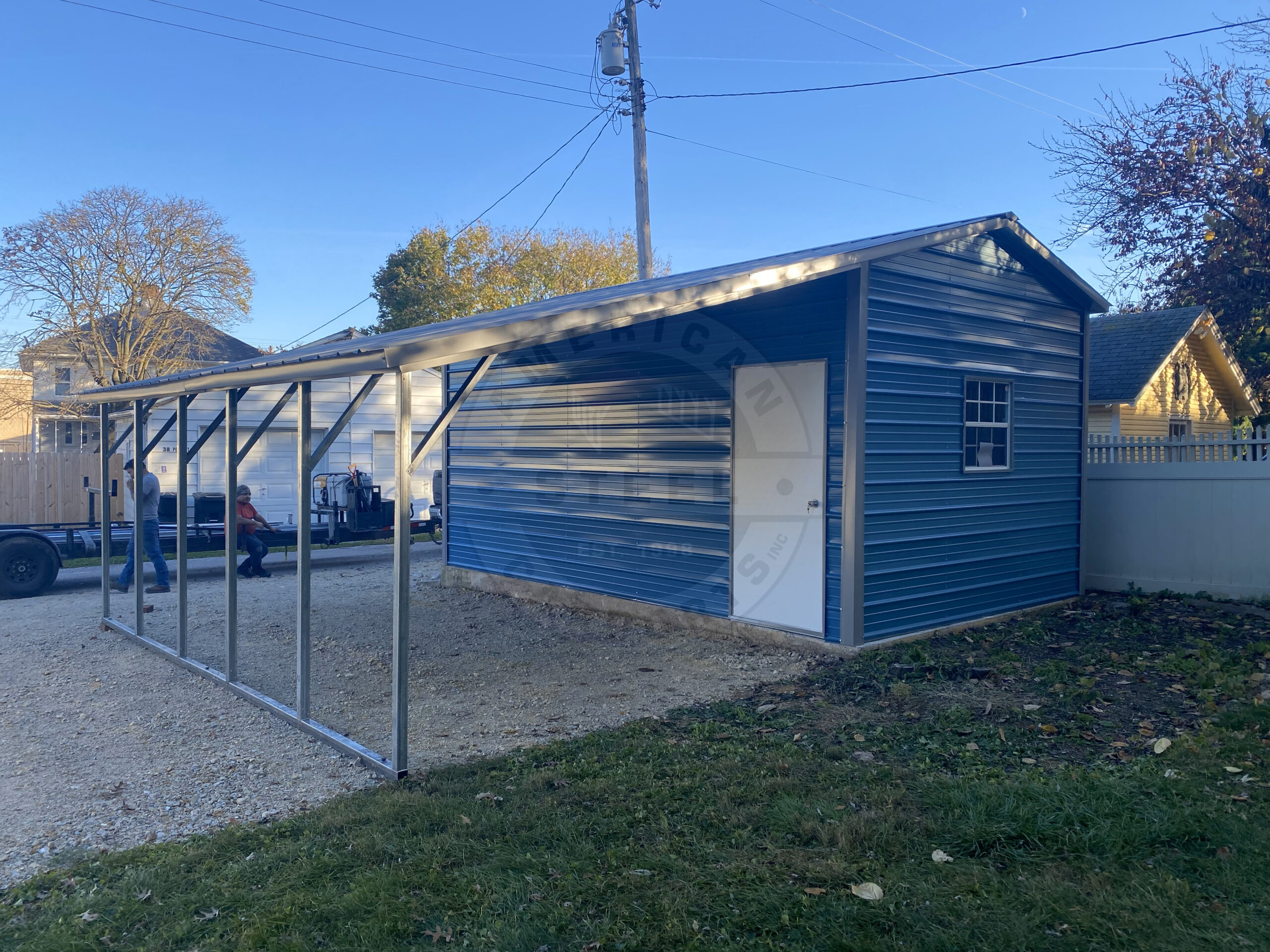 Metal-Steel-Garage-Custom-Westland-Texas