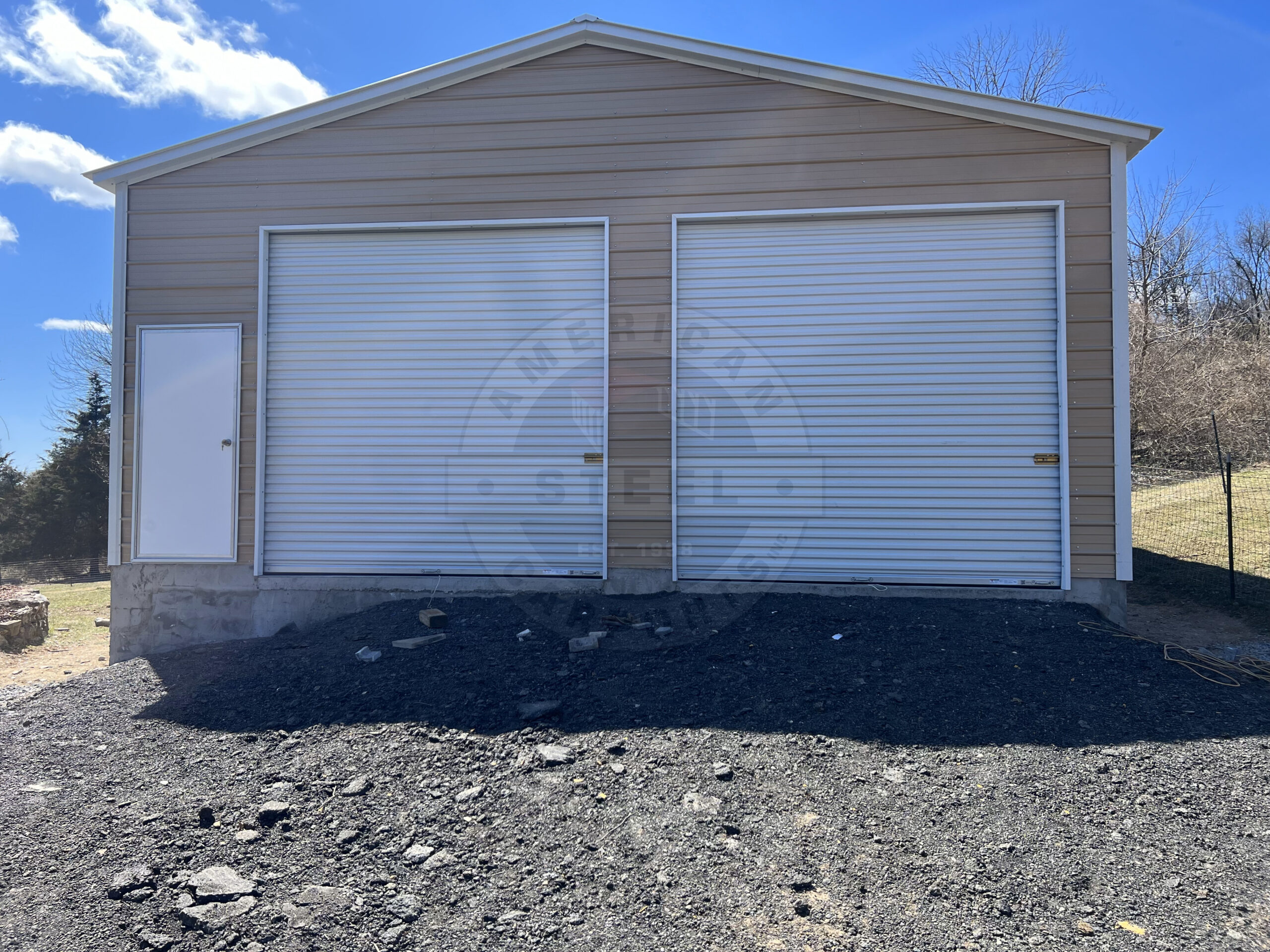 Metal-Steel-Garage-Lexington-Texas