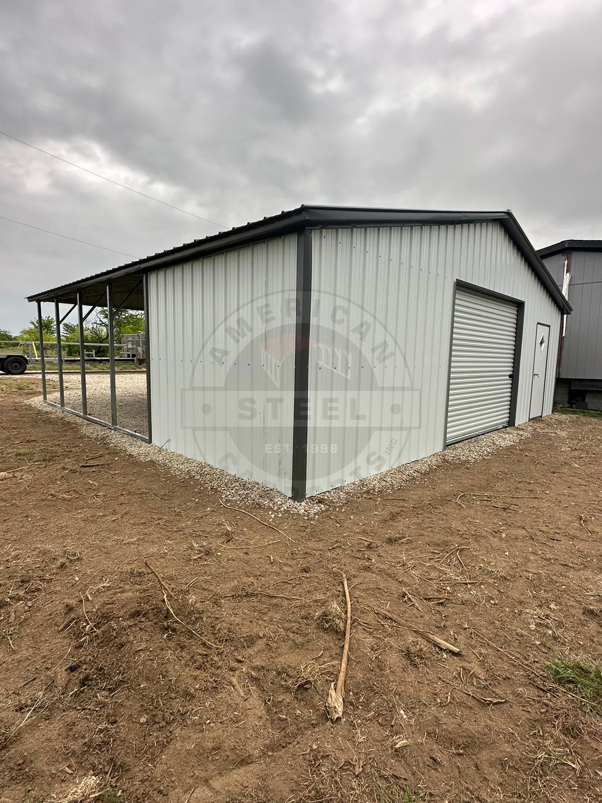 Lake Worth TX Metal Garage - Image 4