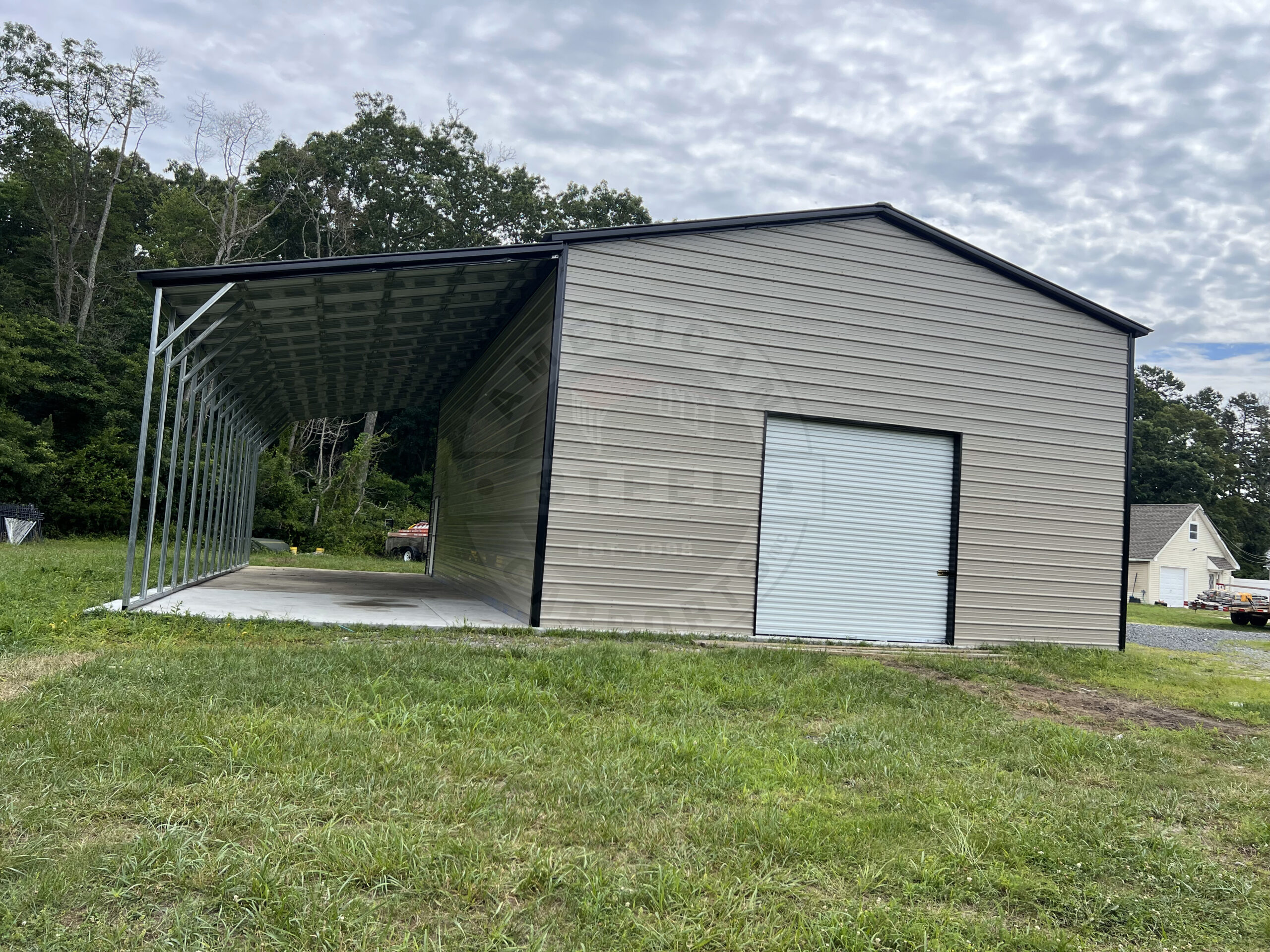 Metal-Steel-Garage-Custom-Belton-Texas