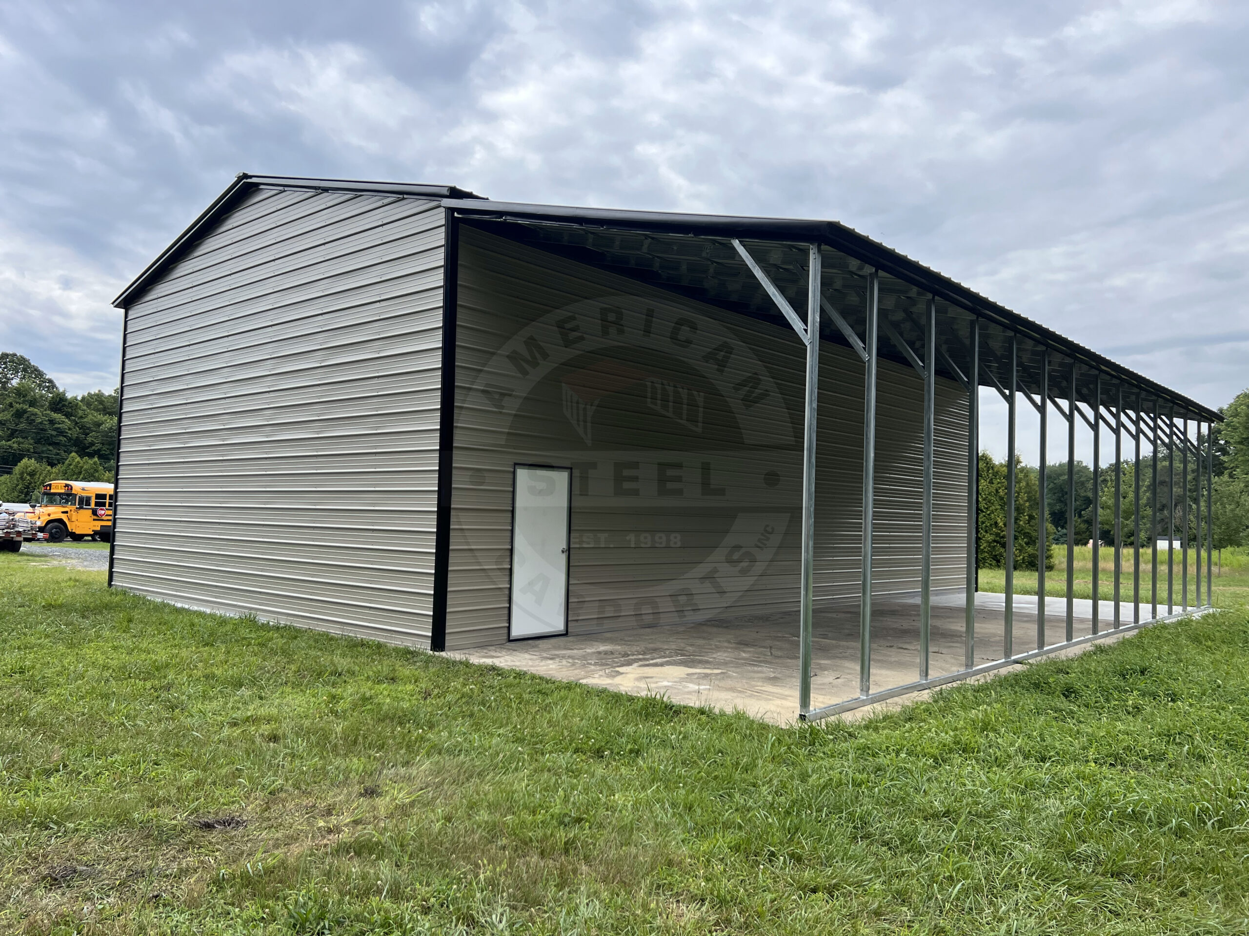Metal-Steel-Garage-Custom-Belton-Texas