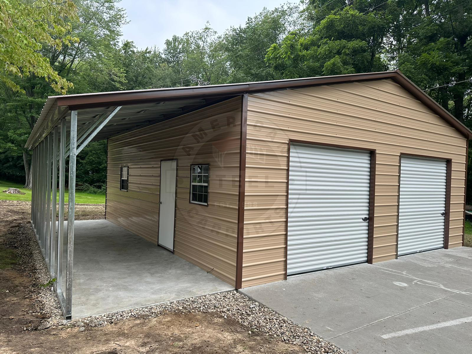 Bridgeport TX Metal Garage