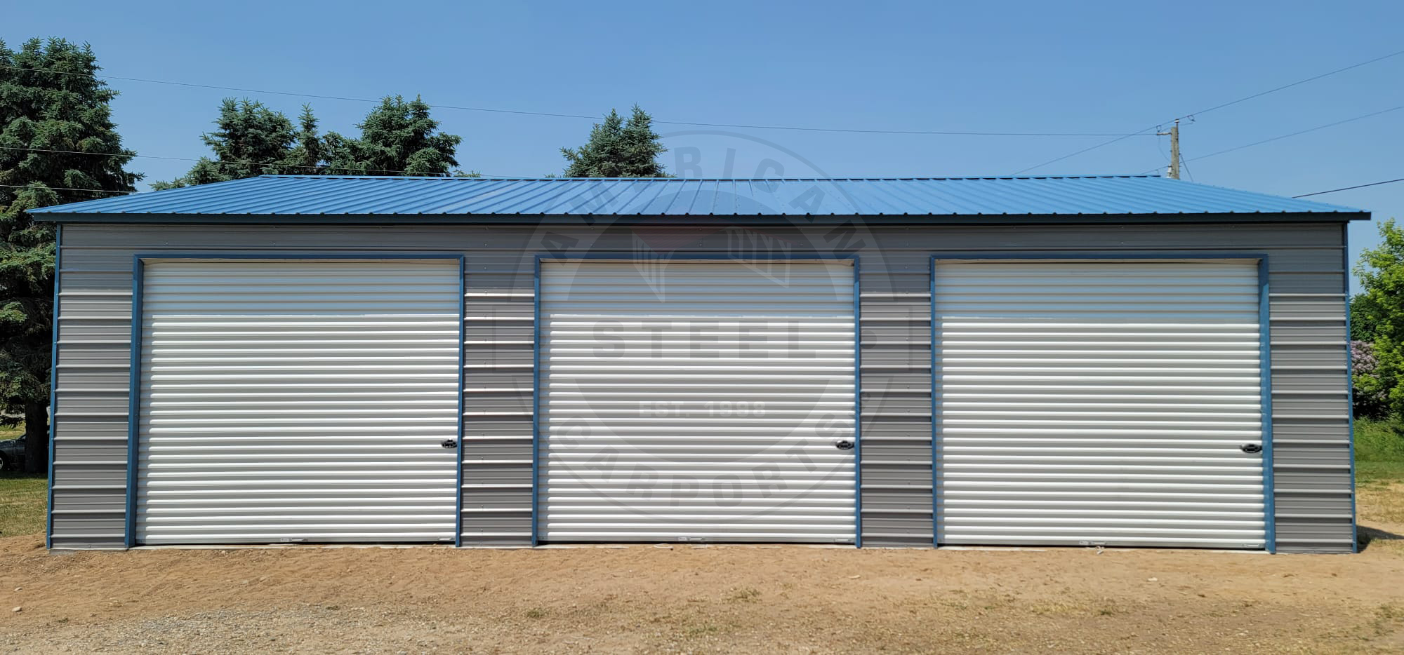 Metal-Steel-Garage-Plainview-Texas
