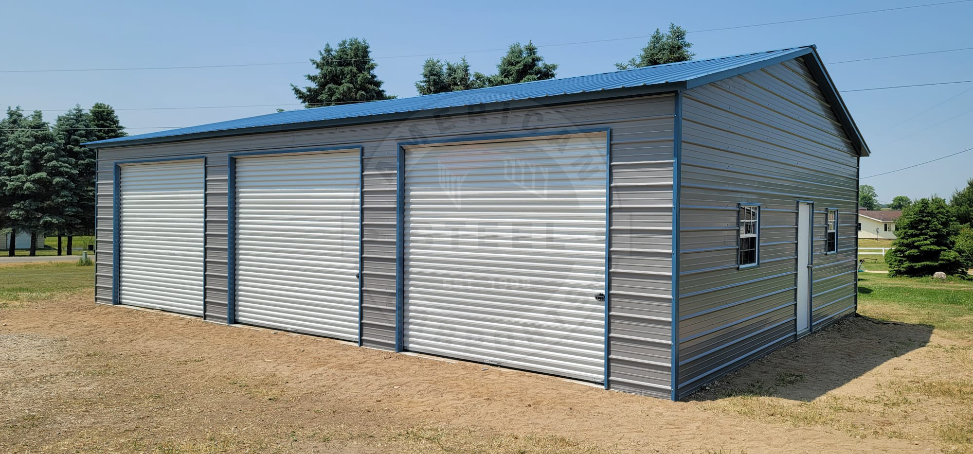 Metal-Steel-Garage-Plainview-Texas