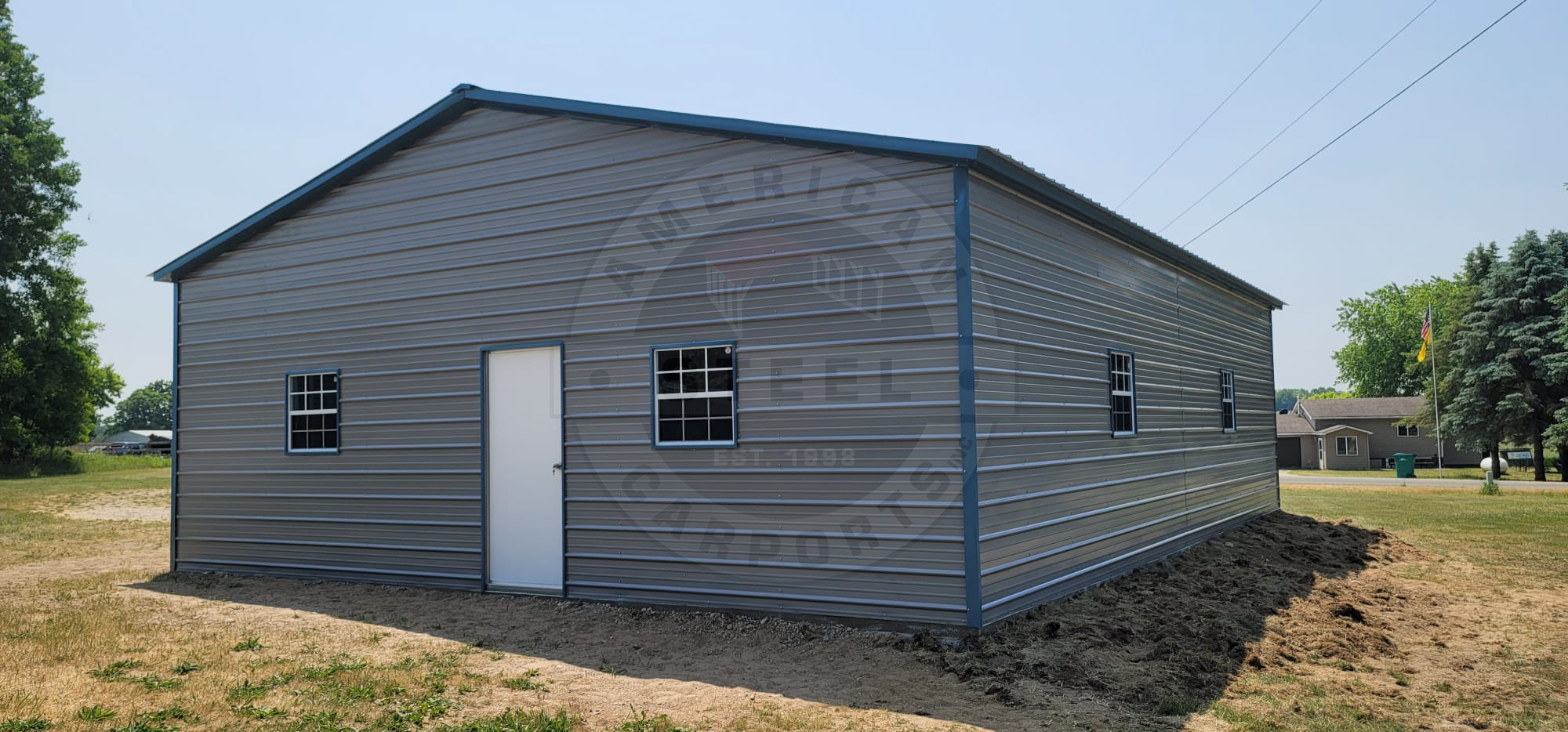Metal-Steel-Garage-Plainview-Texas