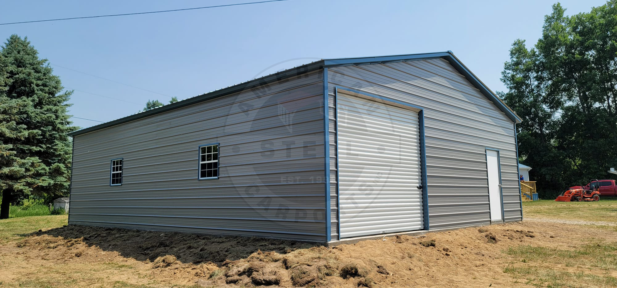 Metal-Steel-Garage-Plainview-Texas