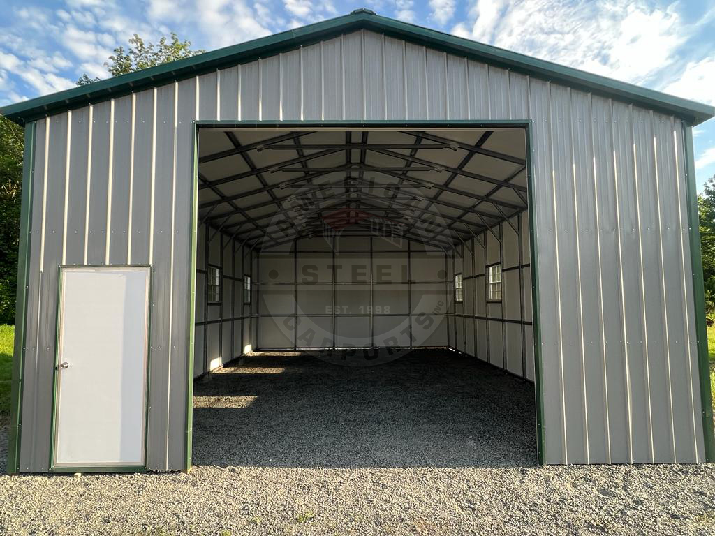 Bowie TX Metal Garage - Image 3