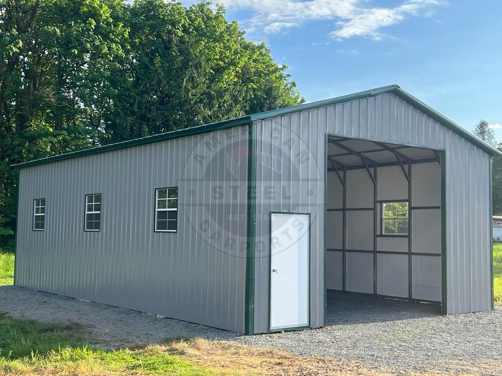 Bowie TX Metal Garage - Image 4