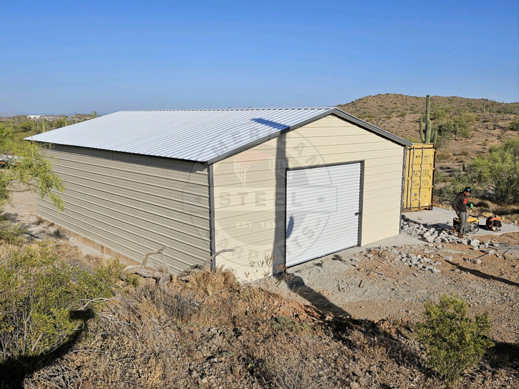 Rockwall TX Metal Garage