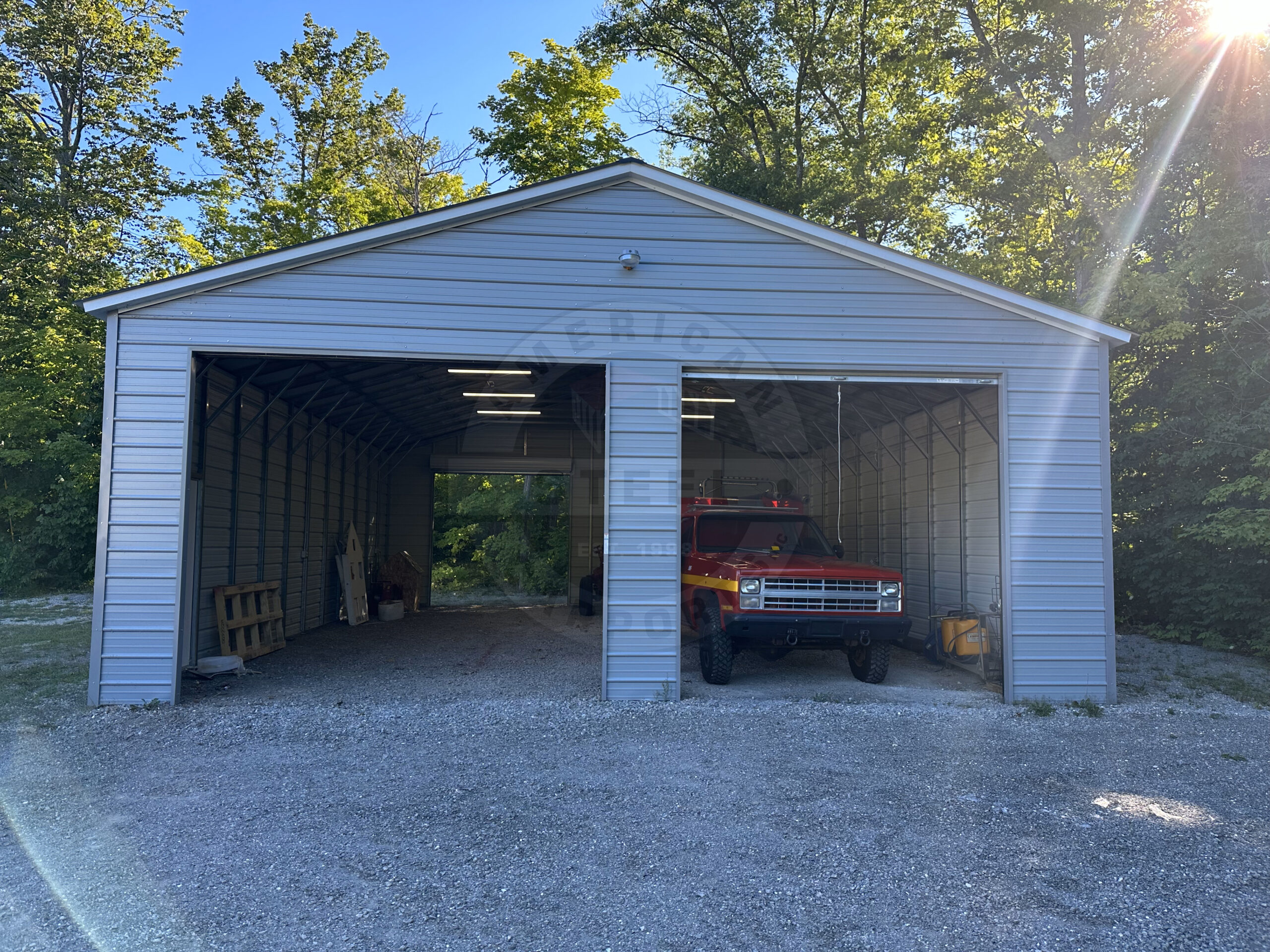 Seagoville TX Metal Garage