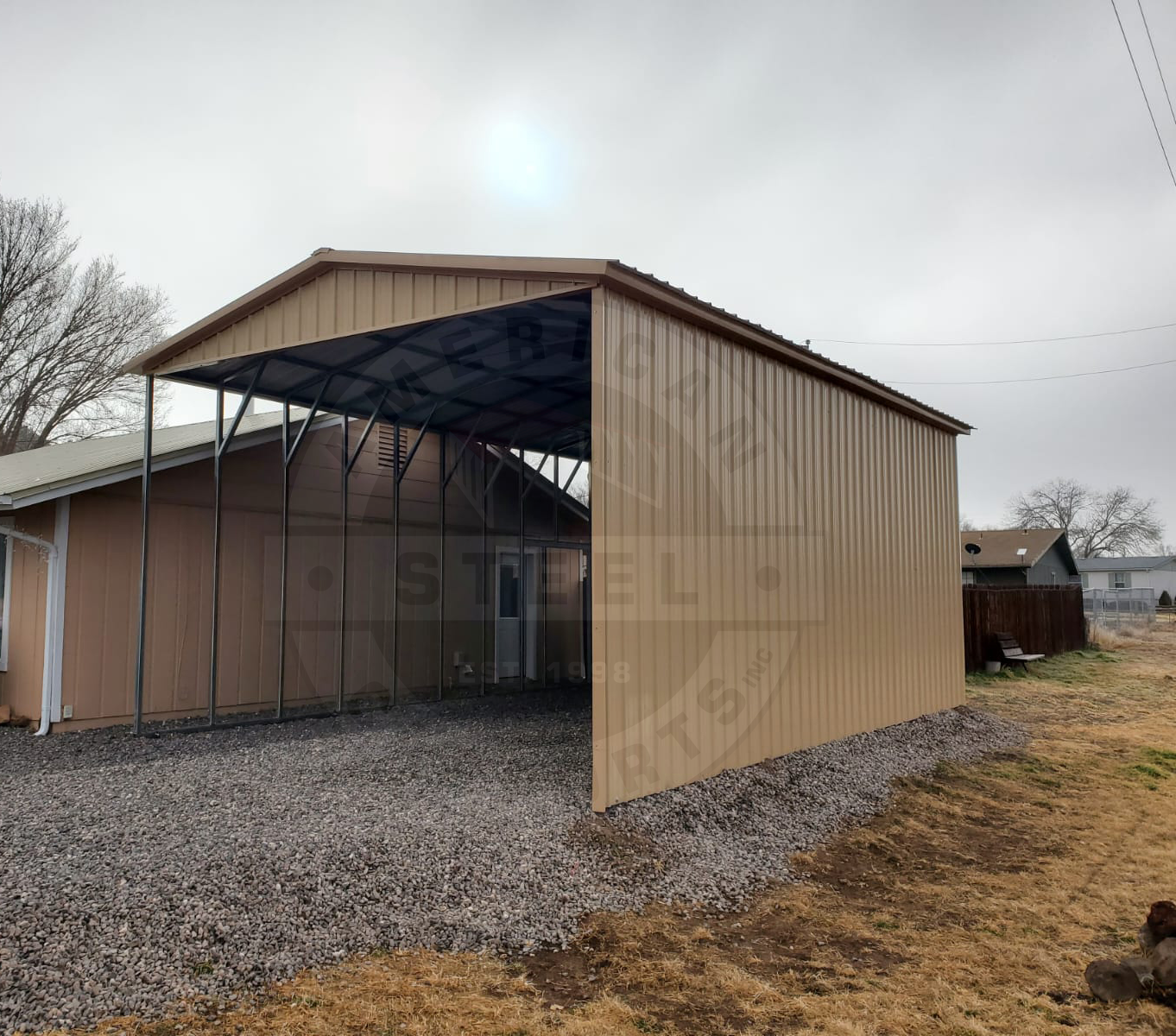 Carrollton TX RV Metal Carport