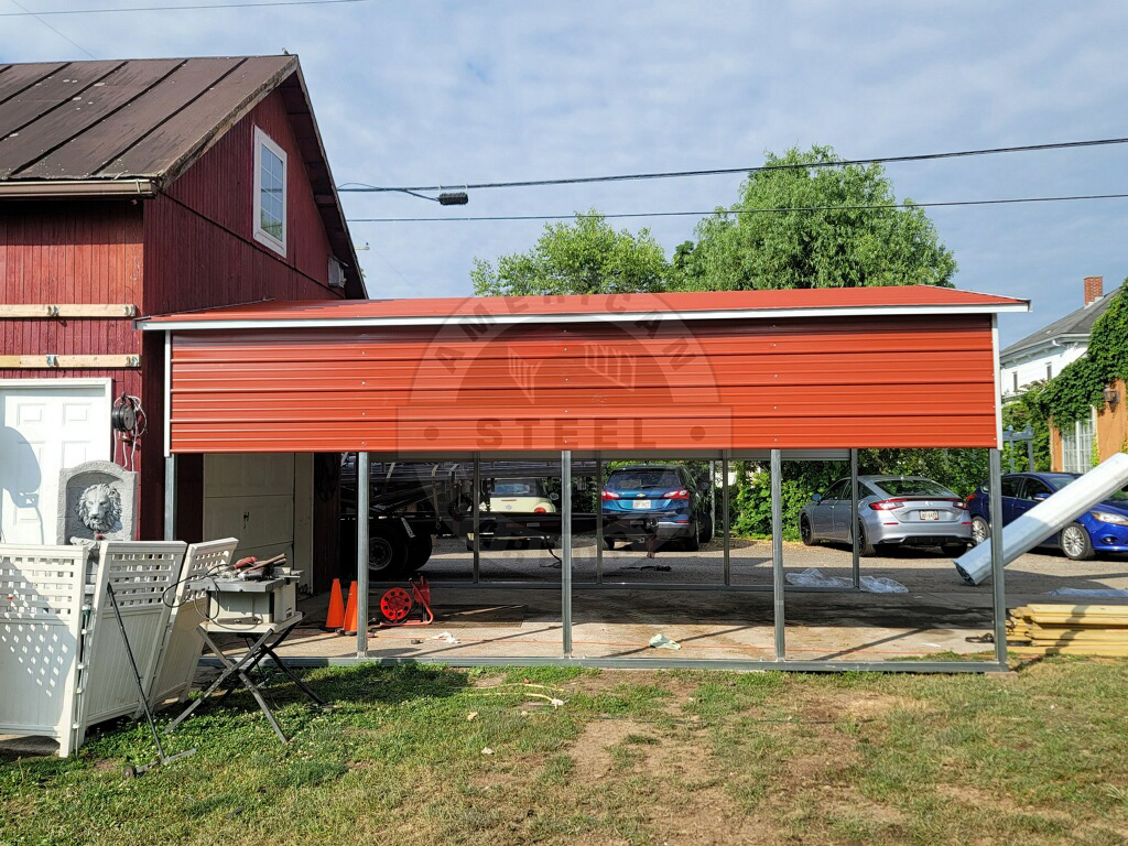 Denton TX RV Metal Carport - Image 2