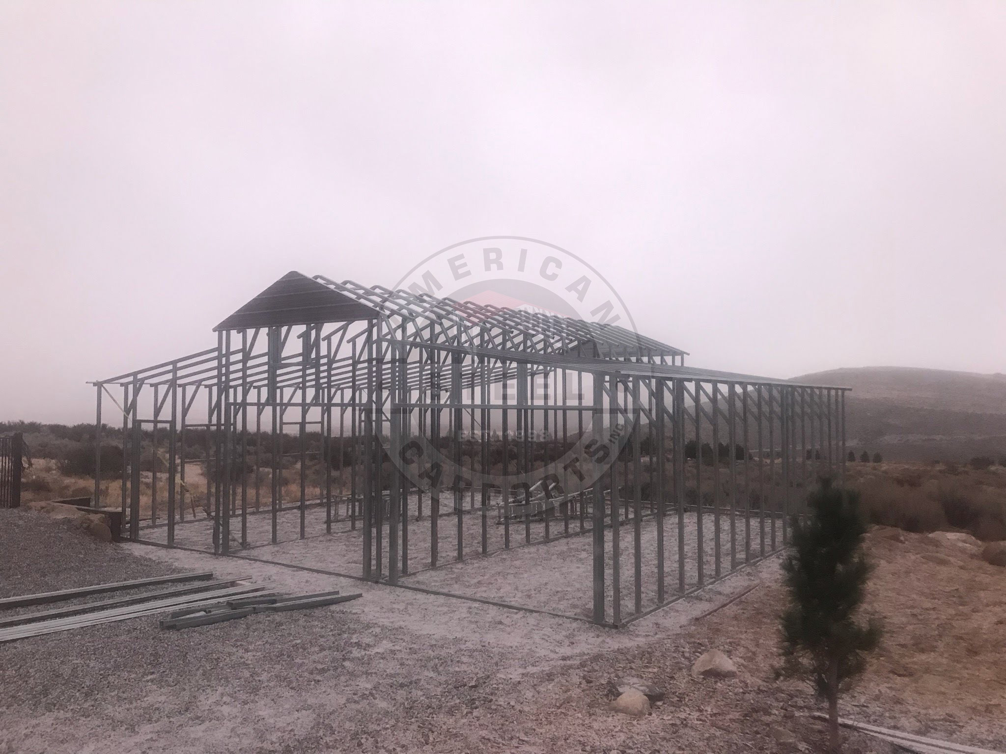 Metal Barn in Noblesville Indiana