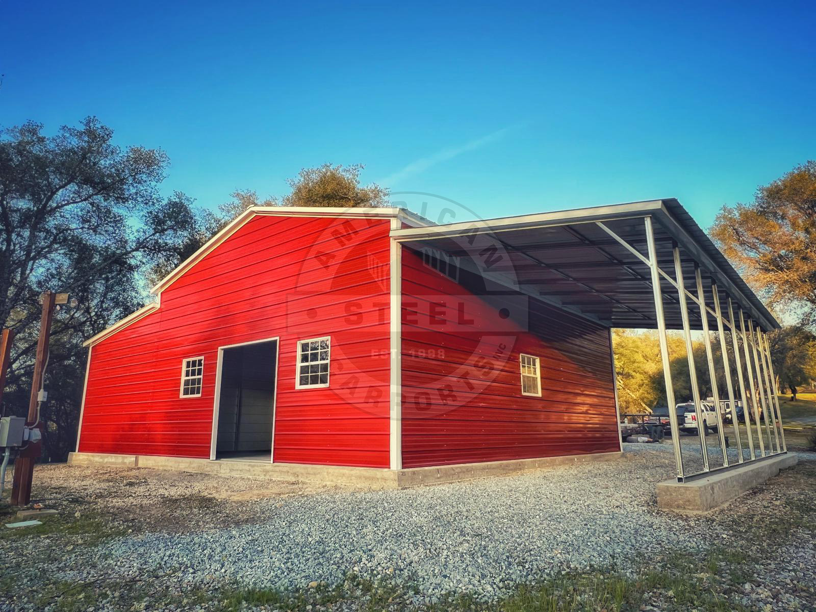 Metal Steel Barn in Fishers Indiana