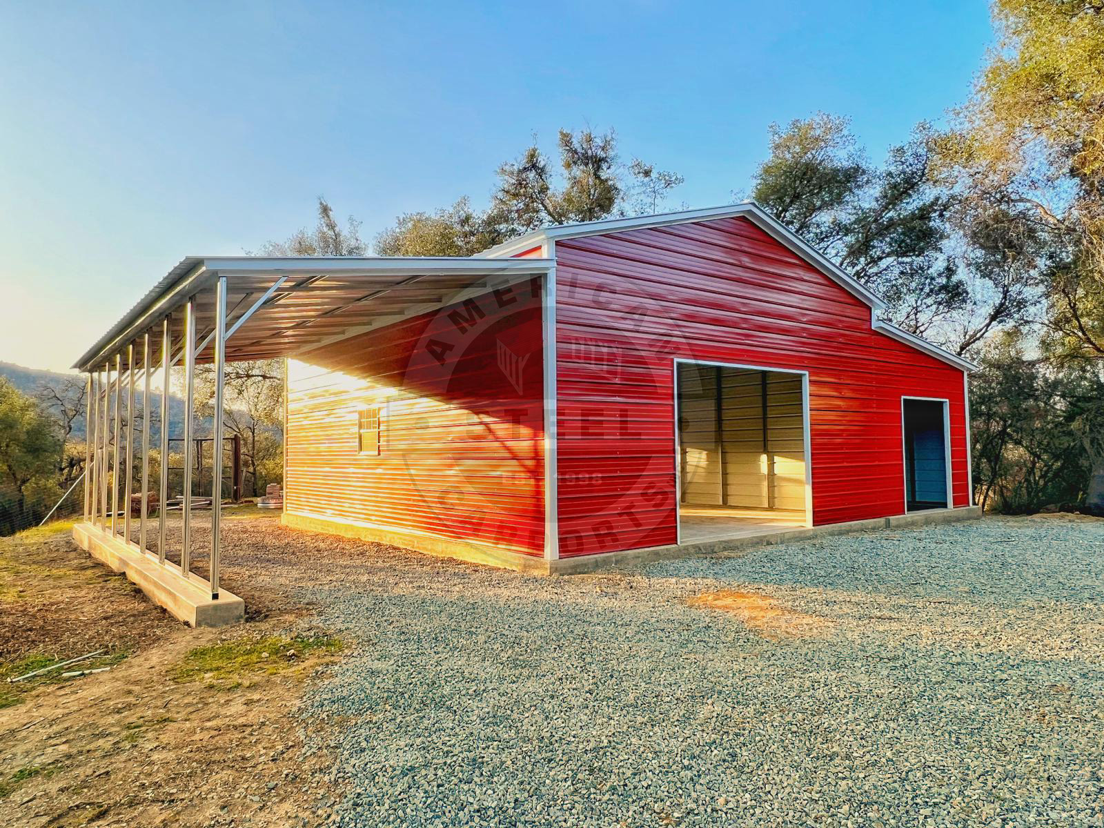Metal Steel Barn in Fishers Indiana
