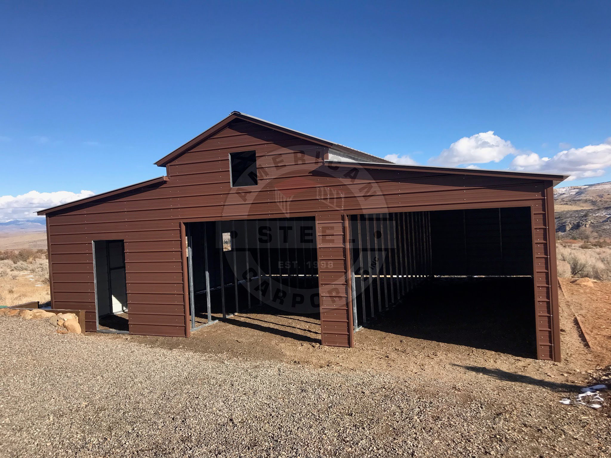 Metal Barn in Noblesville Indiana