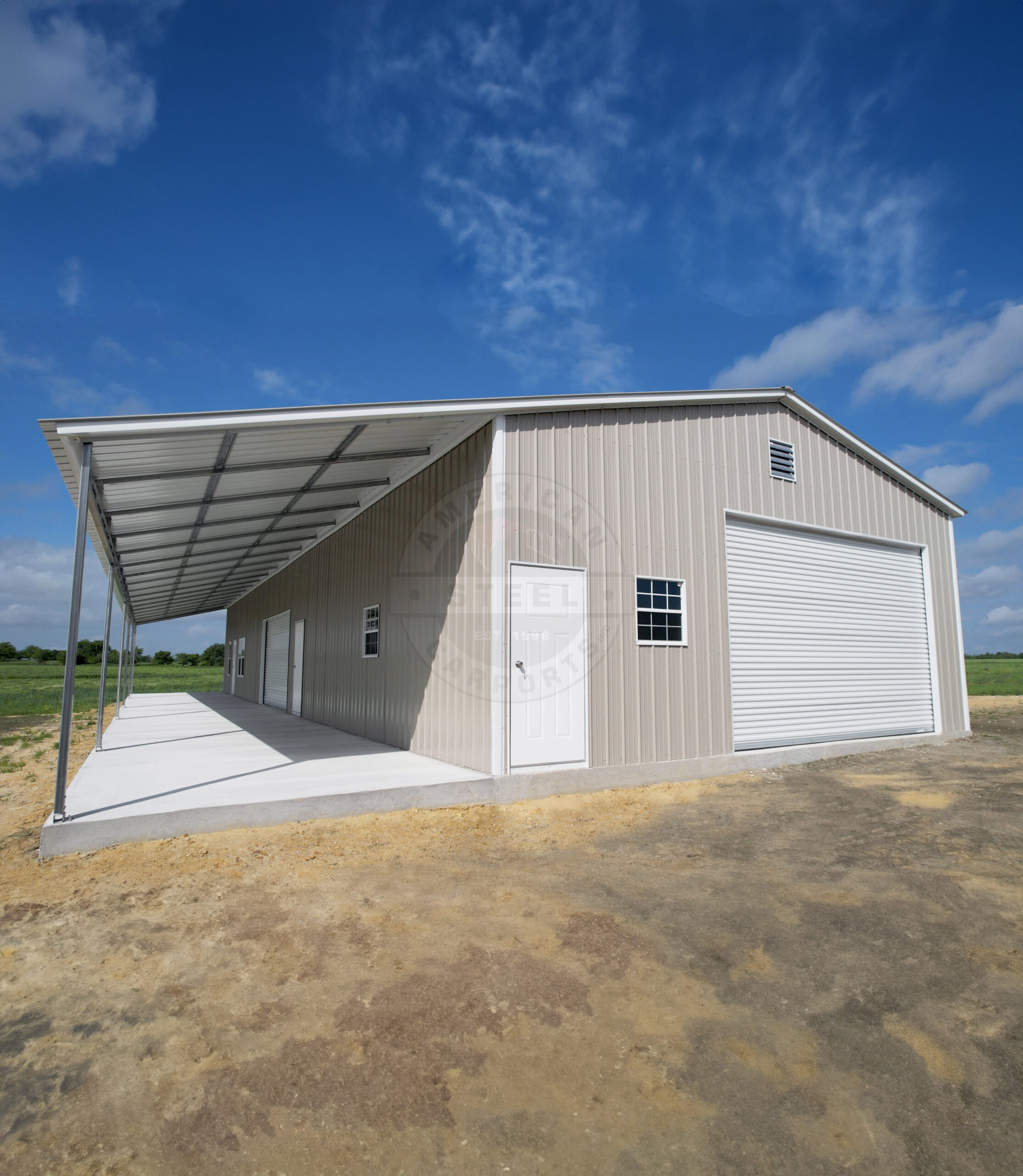 Marble Falls TX Metal Garage